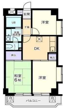 戸田駅 徒歩11分 2階の物件間取画像